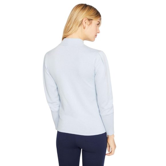 J.McLaughlin S Caylia Sweater Whisper light blue cotton modal blend - Picture 4 of 9